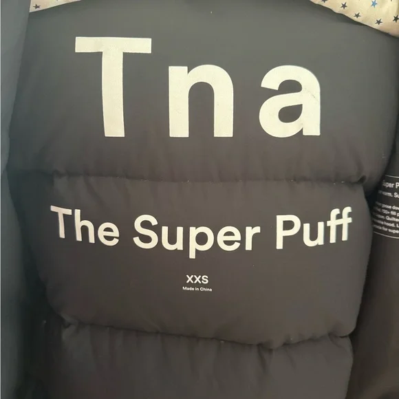TNA The Super Puff Black Jacket - Picture 2 of 4